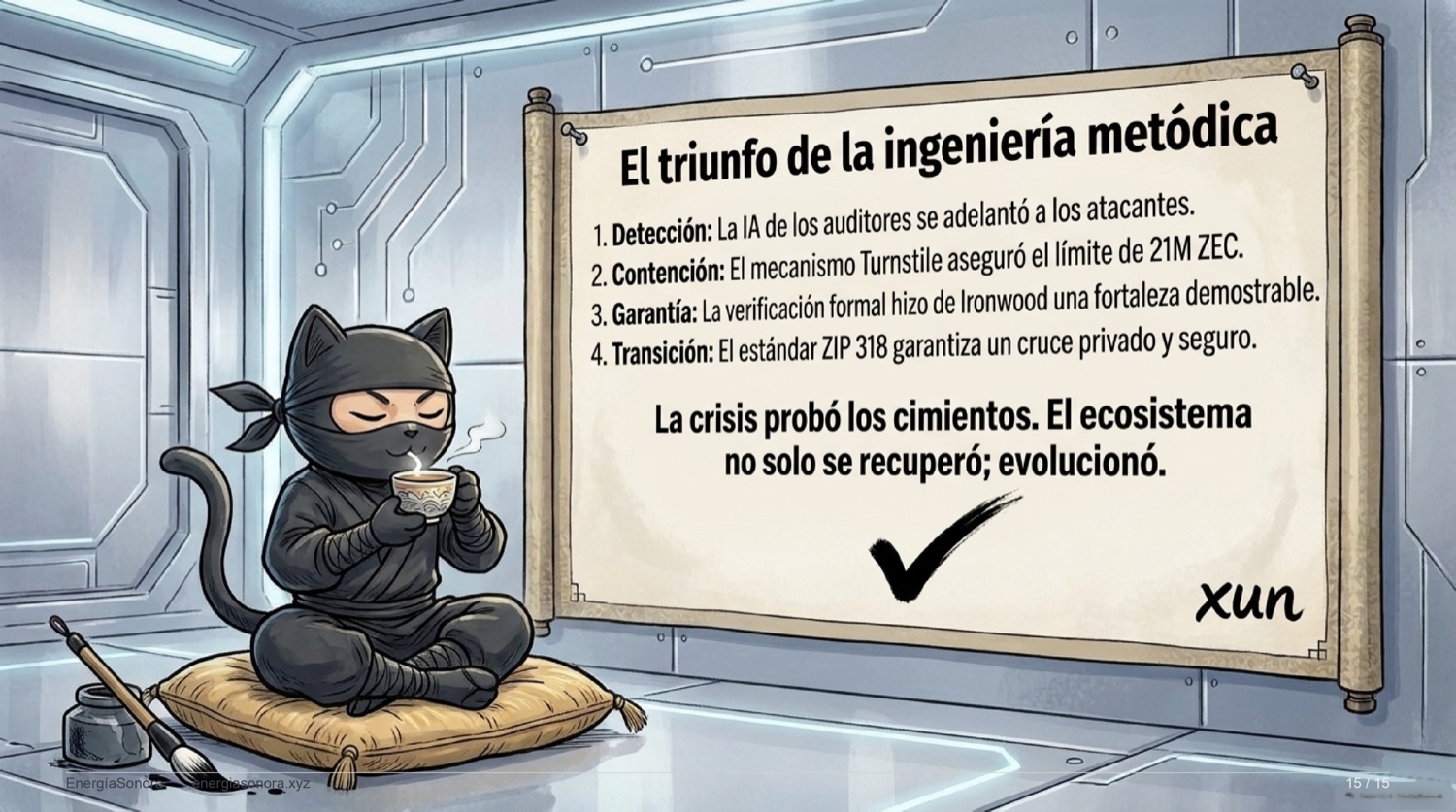 Slide: detección, contención, garantía y transición